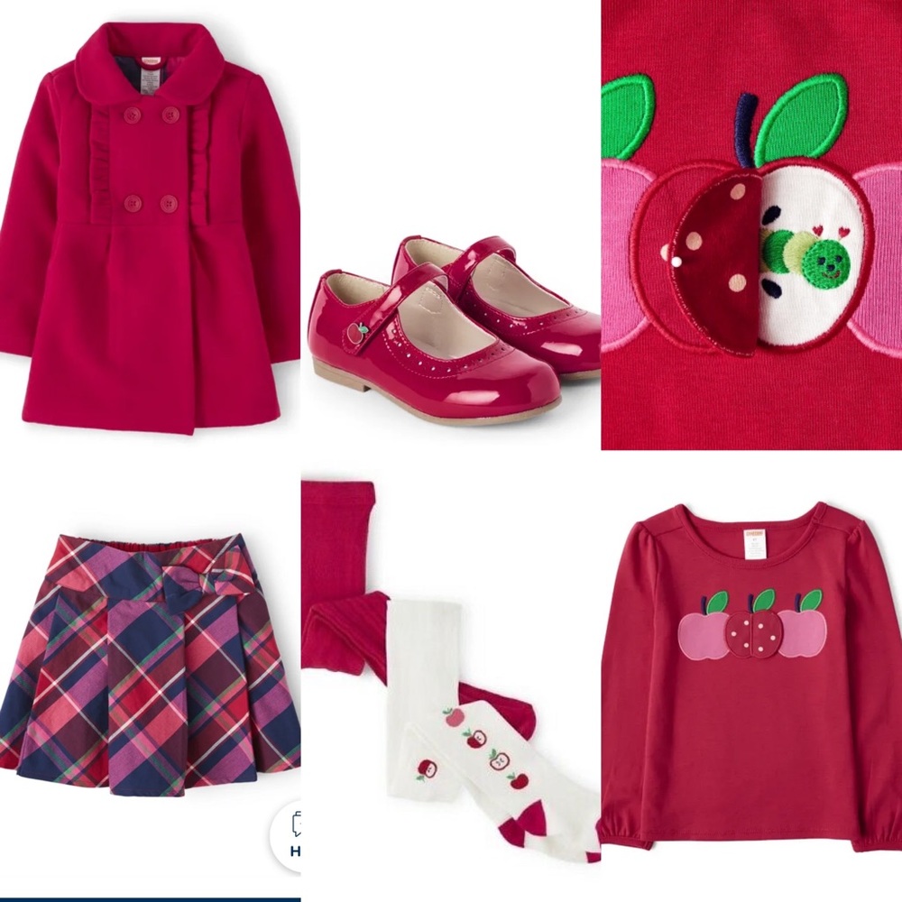 Gymboree outfit - candy Apple collection